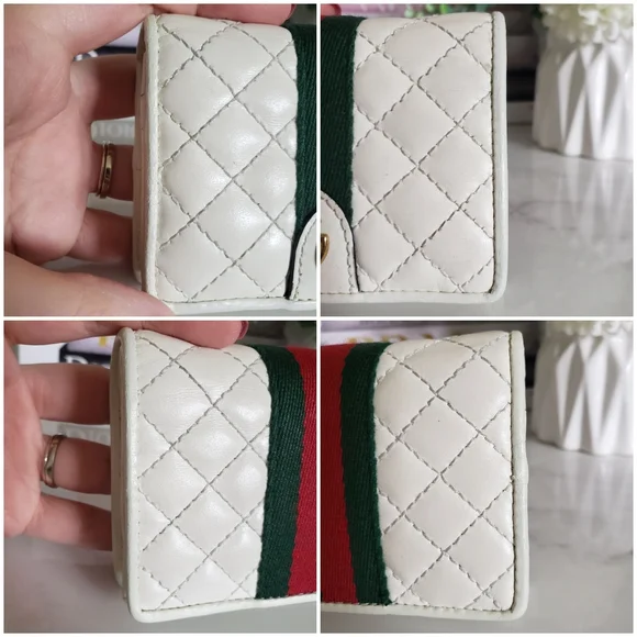 Authentic Pre-owned Gucci Quilted Trapuntata Compact Wallet - Picture 9 of 14